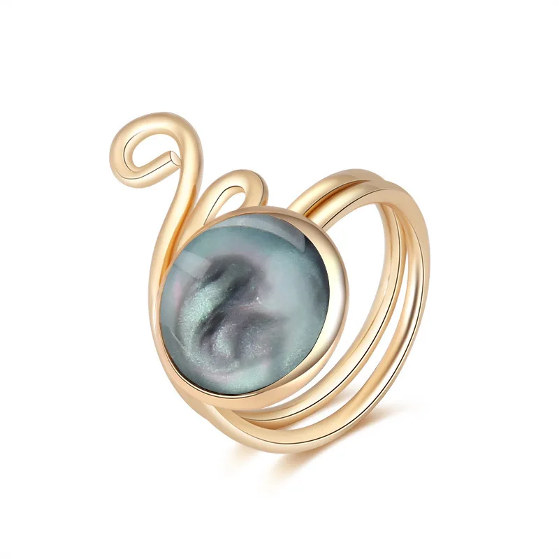 

Cross Border Wish Speed Through Originality New Pattern Fashion Auspicious Clouds Can Adjust Ring Goods In Stock TIF169 jiezh