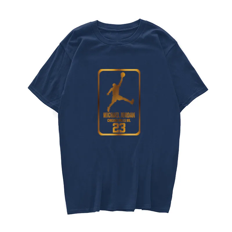 

2019 New Creative Jordan Printing Wild Men T shirt Fashion Business Casual Large Size High Quality Short Sleeve Mens T shirt