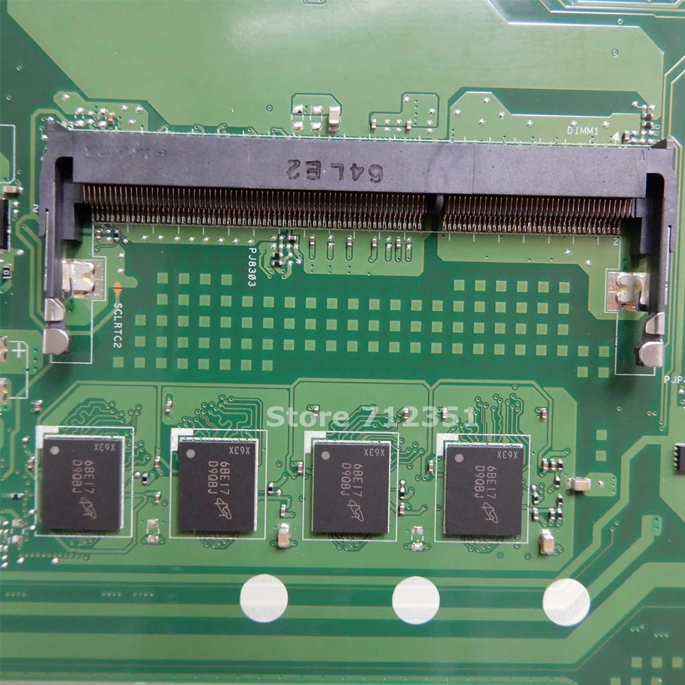  X550WE E2-6110 CPU 4GB RAM Mainboard REV 2.0 For Asus X550WA X550WE X550W D552W Laptop Motherboard 