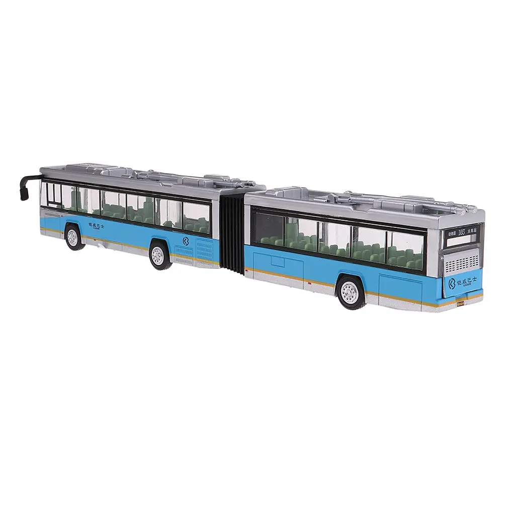 

1:32 Simulation Bus Tourism Tramway Diecast Car Vehicle Model Educational Toys Birthday Gift for Children Kids Toddler
