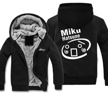 Аниме Хацунэ Мику косплей костюм толстовка с капюшоном