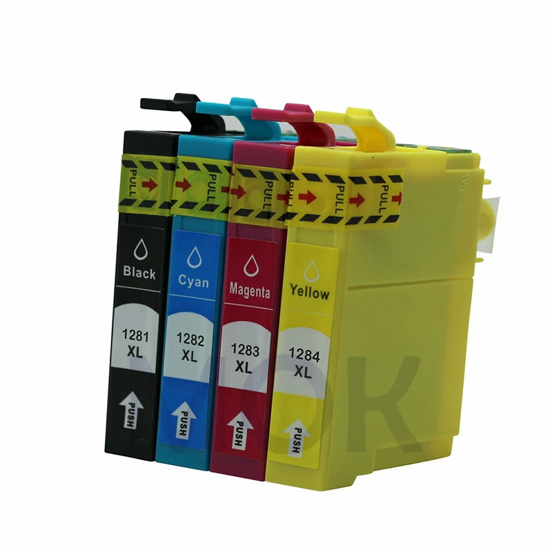 Картридж с чернилами MOK совместимый EPSON SX130 stylus S22 SX125 SX235W SX435W SX425W BX305F BX30 для Epson T1281