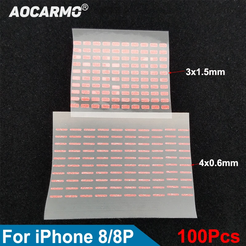 Водонепроницаемая наклейка Aocarmo 100 шт./лот для ремонта iPhone 8 8P Plus|Наклейки