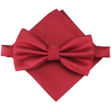 Мужской клетчатый галстук-бабочка Карманный квадратный набор жаккардовый смокинг вечерние Свадебные Галстуки бабочка жаккардовый галстук бабочка платок