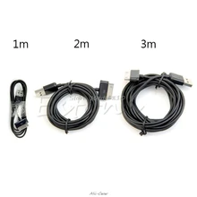 1m/2m/3m USB Sincronização de Dados Cabo De Carregamento Para Samsung Galaxy Tab 2 7 8.9 10.1