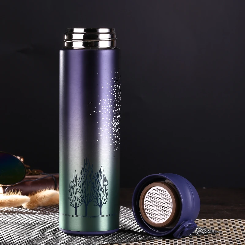500ML Starry Sky Pattern Double Stainless Steel Vacuum Cup Thermos Girl