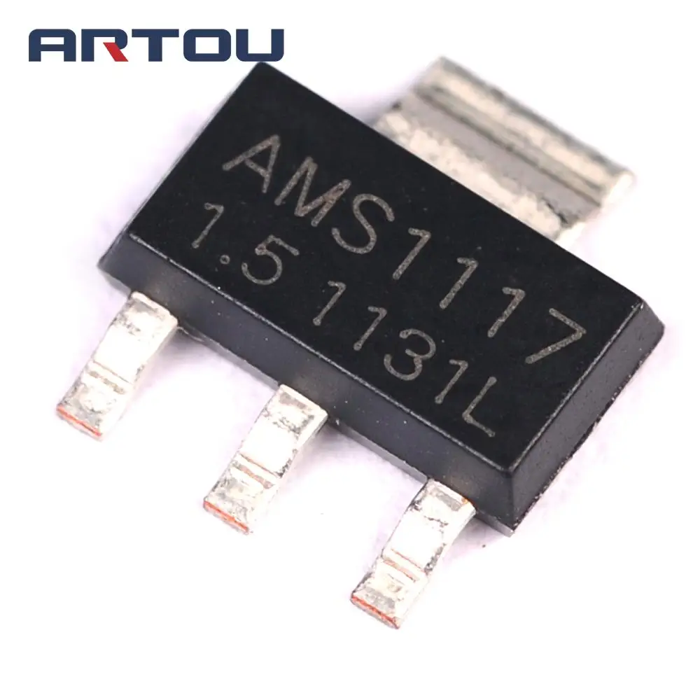 100PCS AMS1117 1.5V AMS1117 1117 1.5V 1A Voltage Regulator LDO SOT 223