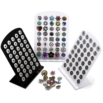 

Acrylic Holder Display for 40pcs 18/20mm Snap Buttons Show Jewelry Craft Accessories