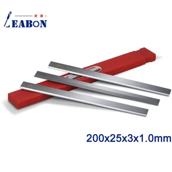 

LEABON 200x25x3x1.0mm (3 pcs / lot )TCT Planer Cutter for Woodworking Machine ( Original Brand : High Quality Source)