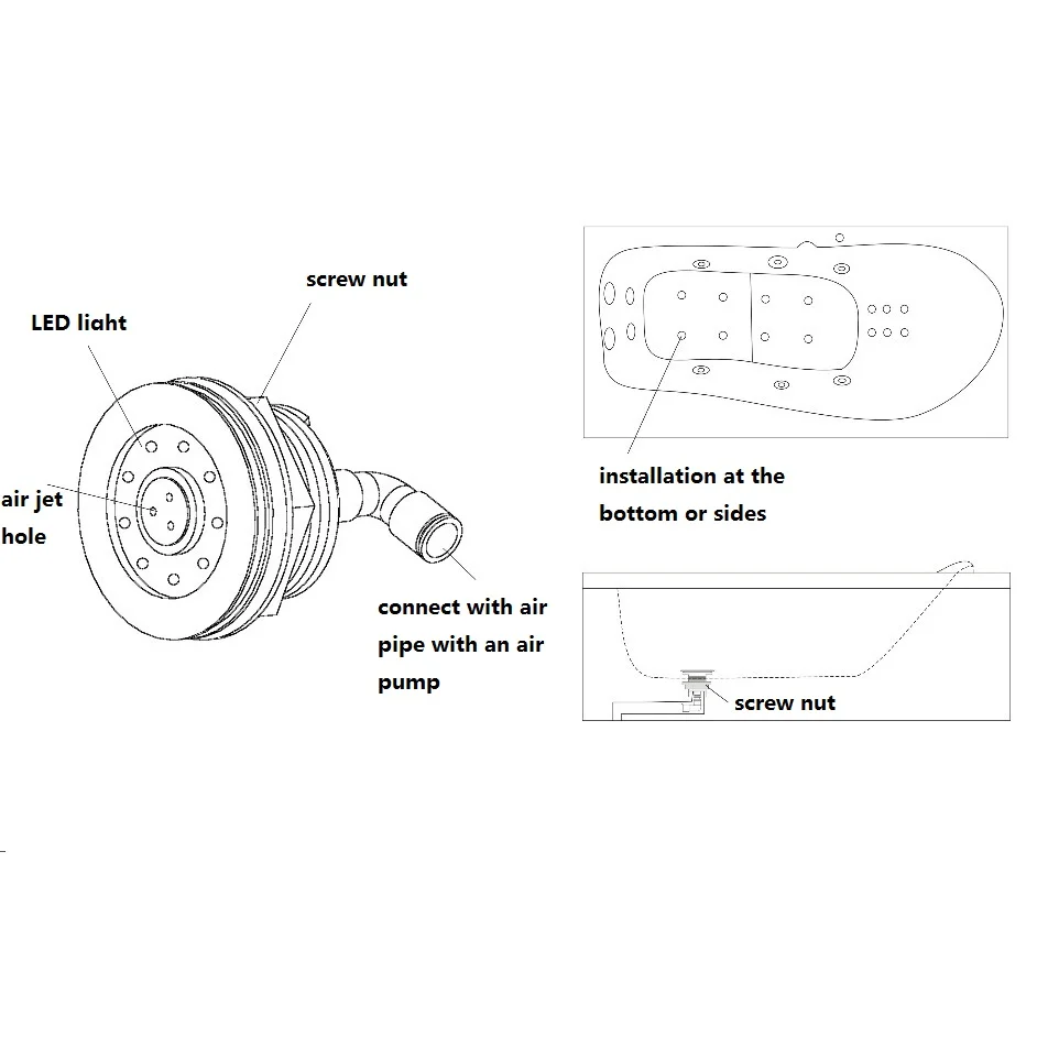 Встраиваемая Водонепроницаемая светодиодная RGB подводная светодиодный жная