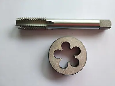 

1pc HSS Machine M19 X 1mm Plug Tap and 1pc M19 X 1.0mm Die Threading Tool