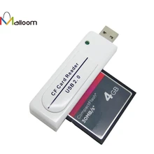 Malloom Новое поступление аксессуары для ПК высокоскоростной USB 2,0 CF кард-ридер компактный флэш USB кард-ридер для ПК компьютера