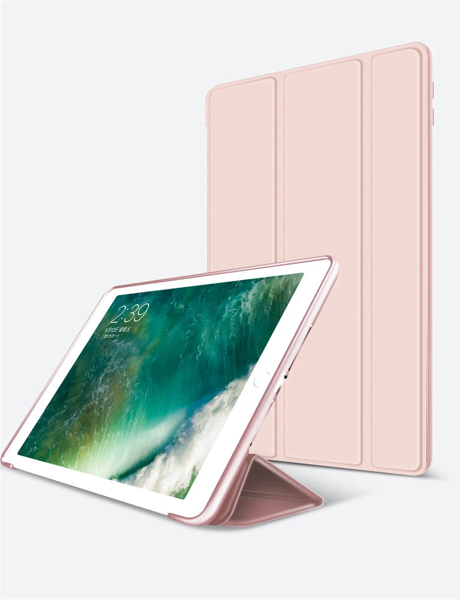 Умный чехол для iPad Air 2 Air 1 9,7 с магнитной подставкой, силиконовая Мягкая задняя крышка из ТПУ для iPad 5 6 из искусственной кожи чехол для iPad Air 2 Чехол