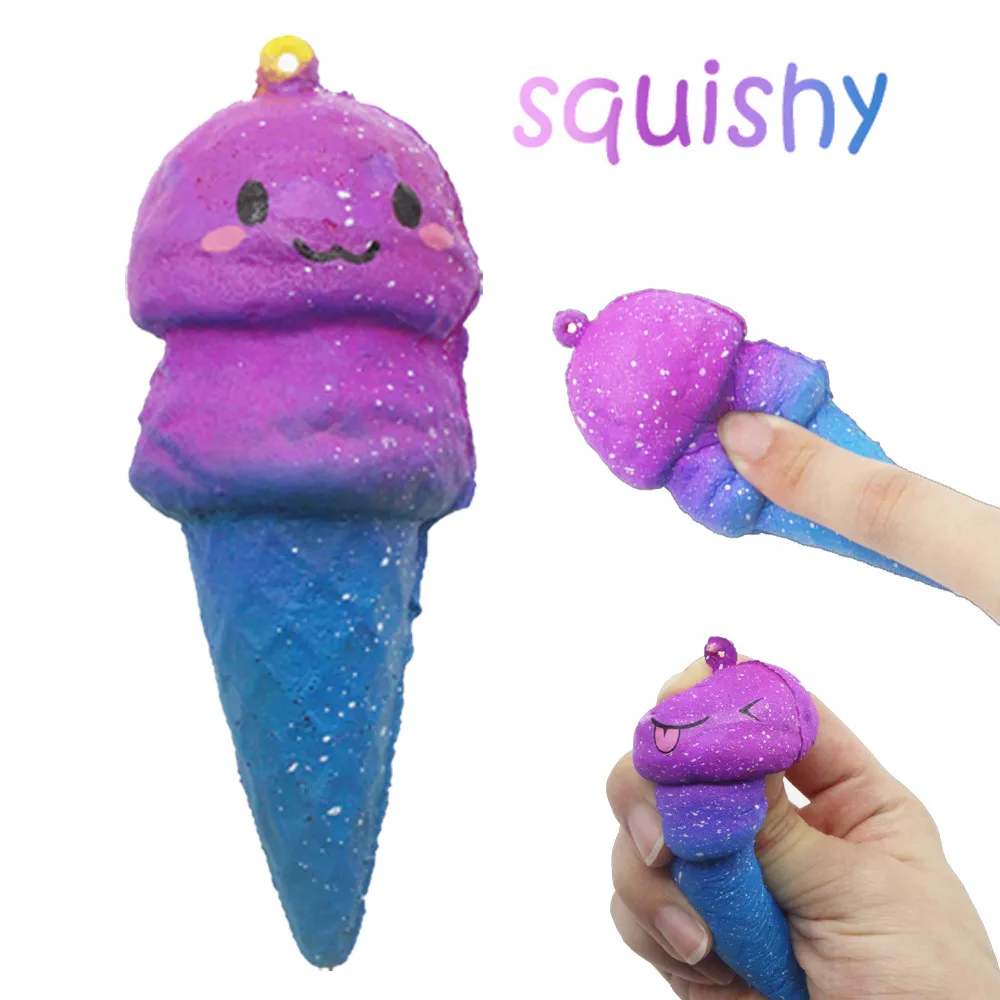 Мягкий спелгоед kawaii squishies Galaxy мороженое медленно поднимающийся мультяшный крем ароматизированный стресс облегчение сжимаемая игрушка низкая цена Y11.27