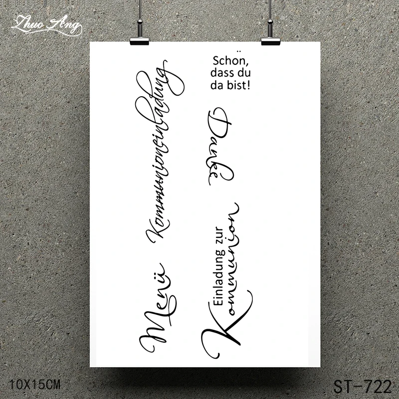 

ZhuoAng Nice to see you design clear stamp / scrapbook rubber stamp / craft clear stamp card / seamless stamp