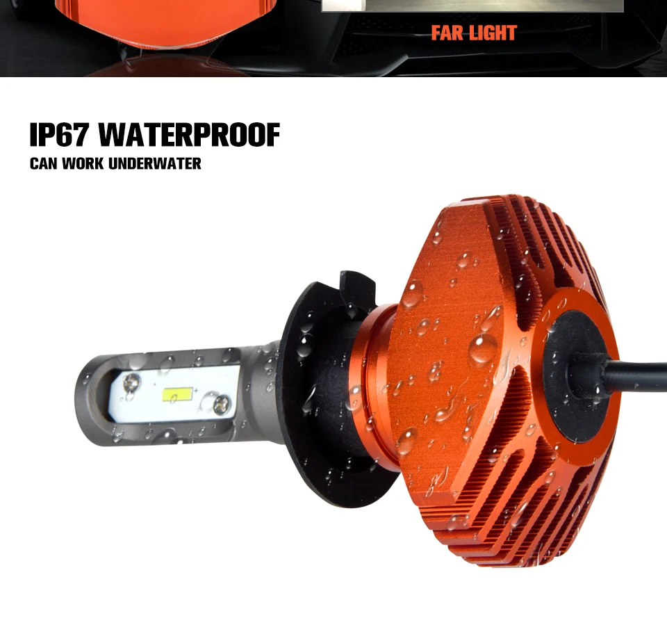 Aceersun H7 Hi lo Beam Fanless LED Car LED Headlight Bulbs 80W 12000lm Auto Headlamp 12v 24v for Renault Koleos Latitude Fluence (6)