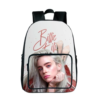 

16 Inch School Shoulder Bag Billie Eilishn Backpack Laptop Knapsack Travel Backpacks for Teenage Bags Girls Boys Sac A Dos