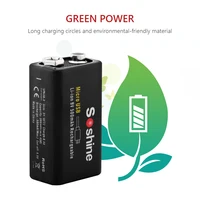 li ion 4pcs 500mAh מיקרו USB 9 וולט Li-ion סוללת 9V 6F22 Li יון סוללת ליתיום עבור מסוק RC דגם מיקרופון צעצועים (5)