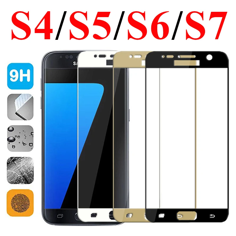 

Protective glass on galaxy s7 for samsung s6 screenprotector samsyng s5 s4 s 7 6 5 4 armor screen protector tempered screensaver