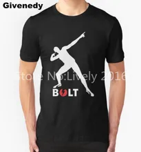 2016 Power Bolt Men’s T-Shirts Cotton Tee Shirt Homme Summer Short Sleeve Men T Shirts Male Camiseta T shirt free shipping