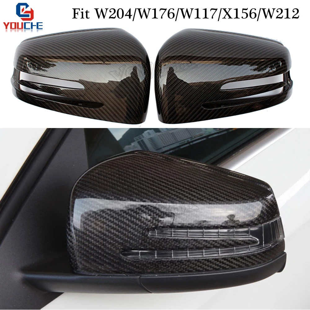 Запасные зеркальные колпачки W204 для Mercedes W176 W207 W212 W117 W218 X156 W246 2010 в наличии|Зеркала