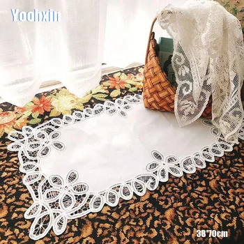 

Modern lace cotton embroidery place table mat cloth pad cup mug drink doilies dining tea coaster wedding dish placemat kitchen