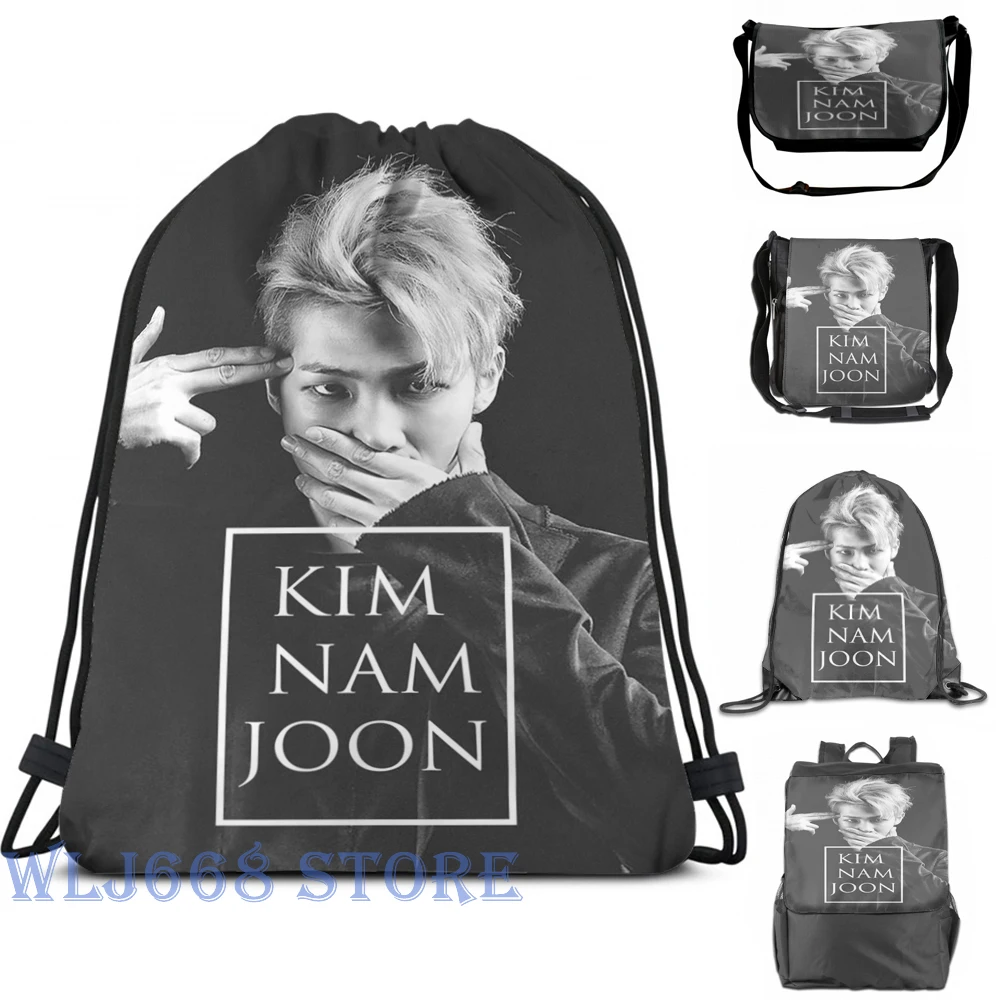 Сумка через плечо с забавным графическим принтом женский рюкзак на одно Kim Namjoon