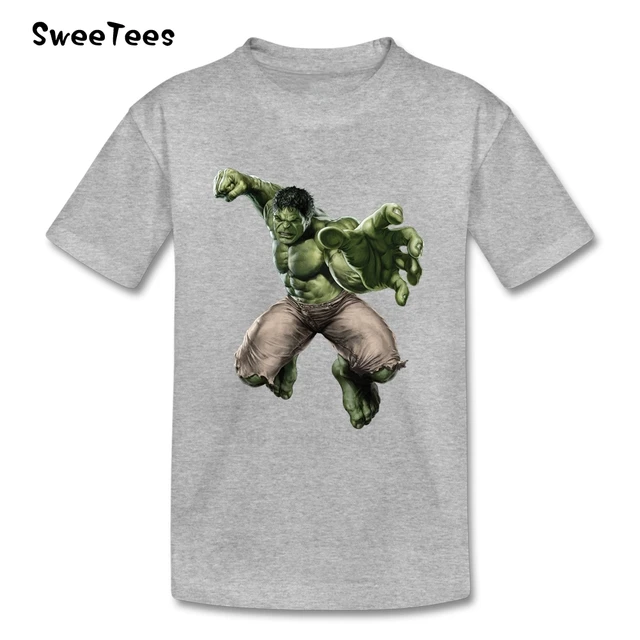 Avengers Hulk 3D Boy Girl T Shirt Baby Infant Pure Cotton O Neck Kid
