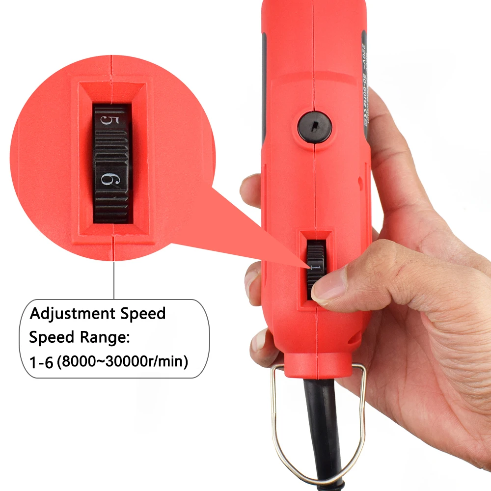 NEWACALOX EU 260W Dremel Rotary Tool Mini Electric Drill Variable Speed Grinding Machine Grinder Set with Engraving Accessories