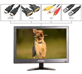 

12" portable display 1366*768 HDMI USB AV VGA BNC interface is suitable for monitoring office industrial medical car home TV