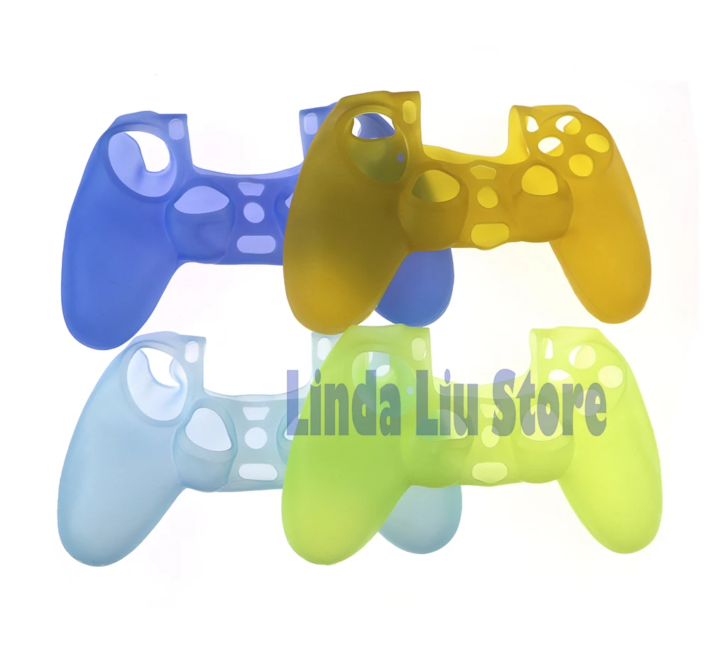 ChengChengDianWan 50 шт./лот Мягкий силиконовый чехол защитный для PS4 игровой контроллер sony