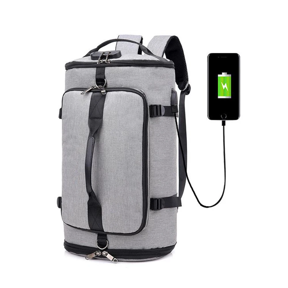 Большая емкость USB Противоугонный рюкзак для ноутбука спортивные дорожные школьные сумки