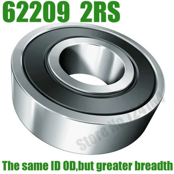 

1PCS Free Shipping Special bearings 62209 2RS 62209-2RS 45X85X27 45*85*27mm Double Shielded Deep Ball Bearings Large breadth