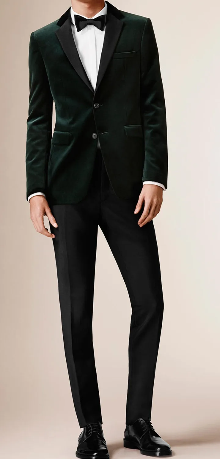 Mens Velvet Blazers Custom Made Slim Fit Dark Green Velvet Jacket Men, Tailored Velvet Blazers For Men,Mens Velvet Suit Jacket