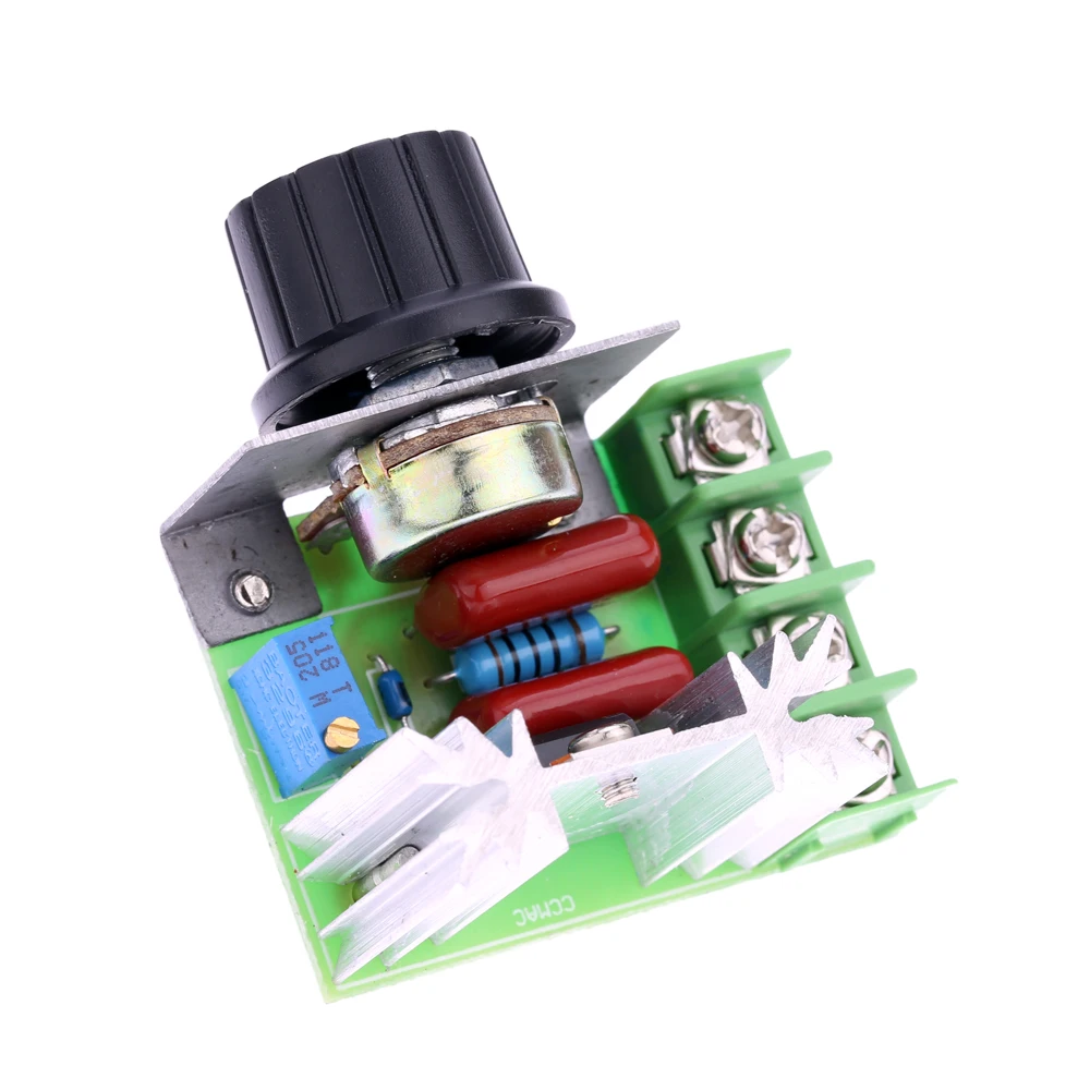 

2000W AC50-220V SCR High-power Electronic Voltage Regulator Module 50V - 220V 25A AC Motor Speed Controller