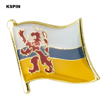 

Limburg Flag Lapel pin badges for clothes Pin badges safety pin brooch XY0519