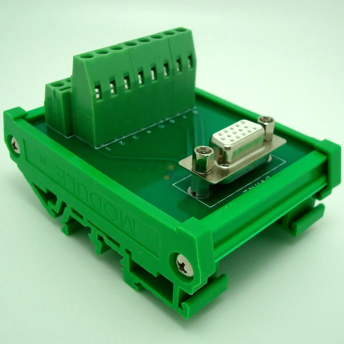 DB15 VGA Женский D-SUB 15-контактный порт сигналы Breakout PCB плата винтовой клеммный