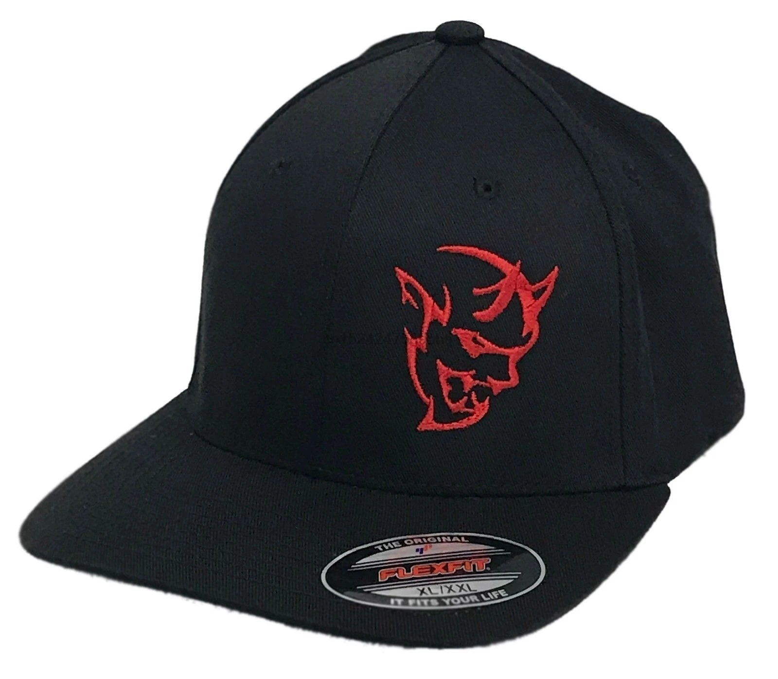 New Sticker Devil Hat Fits Flexfit Bend Bill Mopar Hemi Dodge Print Hat