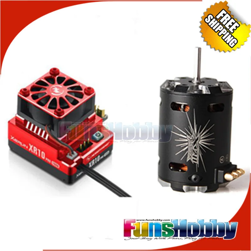 Tenshock 4 Pole Sensored Motor X211 and Hobbywing XR10 Pro 160A RC Brushless ESC Electric Speed Controller For 1/10 Buggy Car. Tenshock 4 Pole Sensored Motor X211 and Hobbywing XR10 Pro 160A RC Brushless ESC Electric Speed Controller For 1/10 Buggy Car.