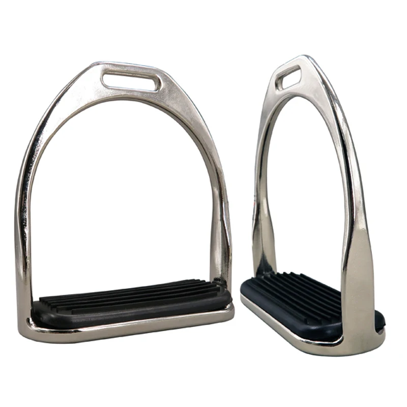 Classic 1 Pair Safety Horse Stirrups Horse Riding Equipment Rubber Treads Equestrian Accessories Hunting Stirrup For a Horse