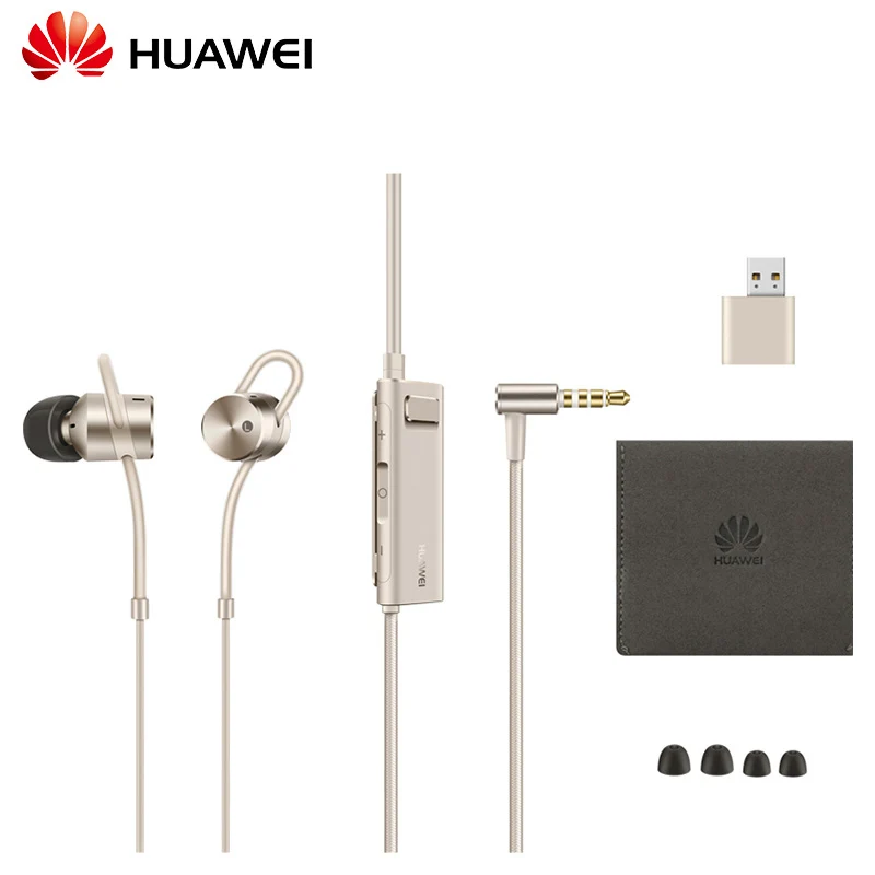 In stock Original Huawei Honor AM185 Earphone Active Noise Cancelling 2 II with Mic and Remote