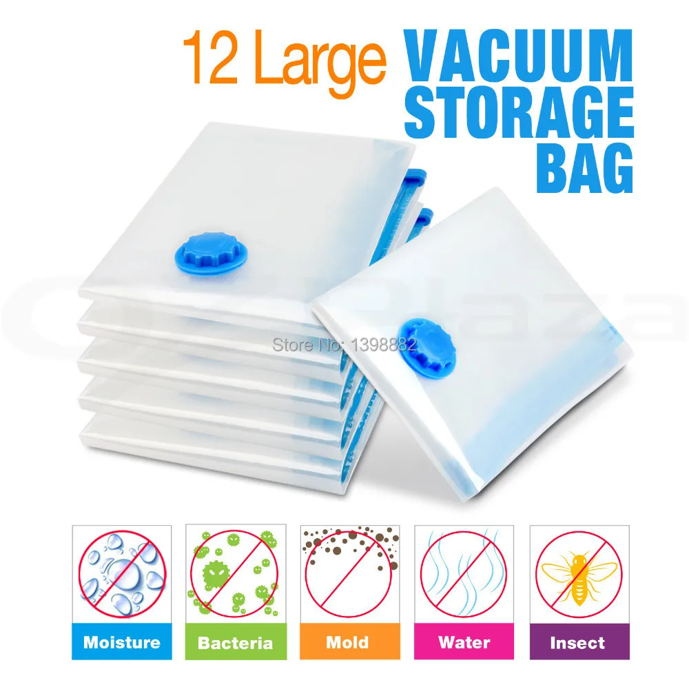 10 Pc Lot 60x80 Vacuum Storage Bags Saver Seal Compressing E Lot 60x80 Vacuum Storage Bags Saver