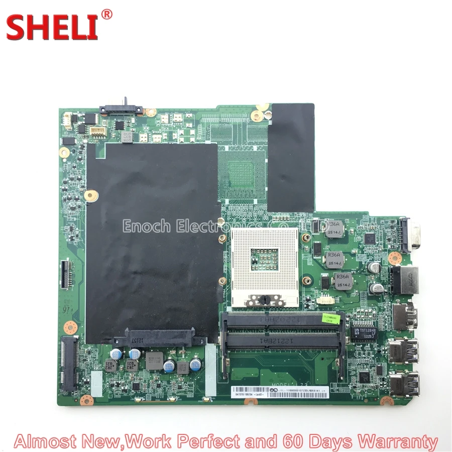 90000107 11S90000107 Laptop Motherboard For Lenovo Ideapad Z580 DA0LZ3MB6G0 LZ3 PGA989 HM76 DDR3 1