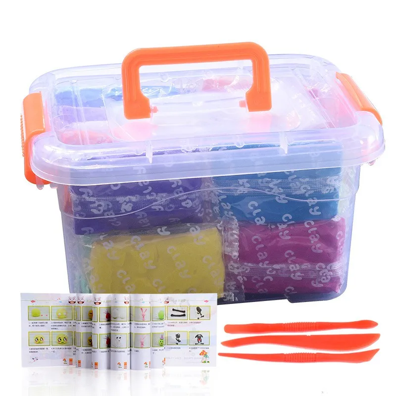 MOTOHOOD 24 colors Slime Toys For Kids Plasticine And Tool Kit Scalability Light Modeling Clay Child Gift Learning & Education (1)