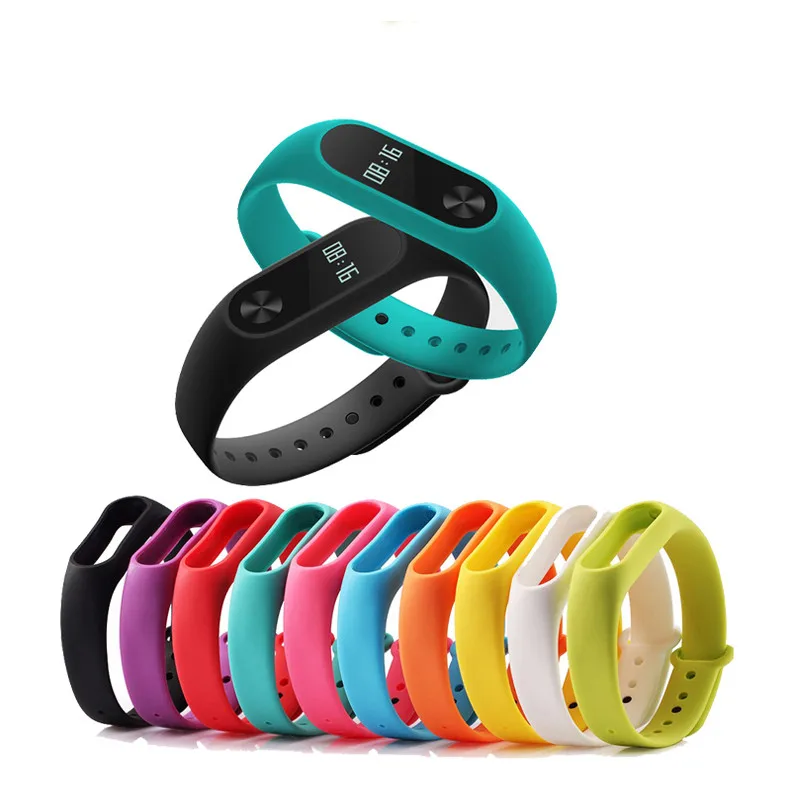 CUJMH 13 colors Bracelet for Xiaomi Mi Band 3 Sport Strap watch Silicone wrist strapaccessories bracelet