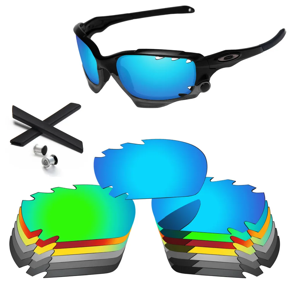 PapaViva поляризованные Сменные линзы и черные наушники и болт для аутентичной гоночной куртки солнцезащитные очки с отверстиями-несколько вариантов