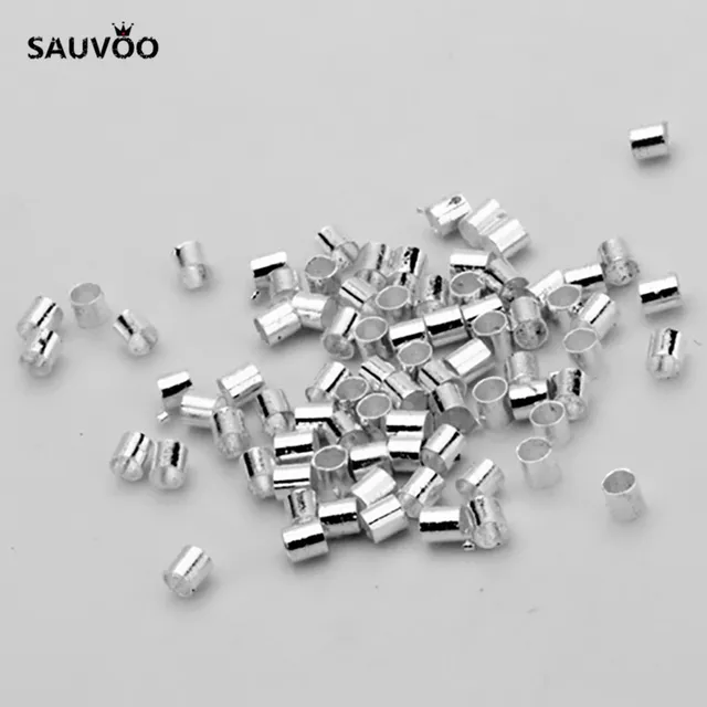 Cuentas engastadas de tubo de cobre y oro para fabricación de joyas, 500 Uds., 1,5, 2,0, 2,5mm, espaciador de tapón de cierre, cuentas para joyería Cuentas engastadas de tubo de cobre y oro para fabricación de joyas, 500 Uds., 1,5, 2,0, 2,5mm, espaciador de tapón de cierre, cuentas para joyería