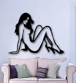 

Wall Stickers Vinyl Decal Hot Sexy Girls With No Clothes Naked