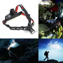 Headlamp Waterproof Flashlight 3 Modes Brightness LED 18650 AAA Headlight Torch Head Lamp for Outdoor