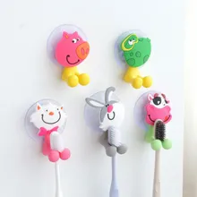 1P милый мультфильм присоске держатель для зубной пасты и щетки Зубная паста для отбеливания гигиена полости рта зубной пасты зубная паста